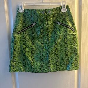 I.AM.GIA Green Mini Pencil Skirt for Night Out